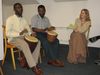 Pedro a&nbsp;Jacques, hosté ze střední Afriky, předvedli tradiční hru na bubínky