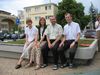 Přípravný tým Cagliero-salesiánský volontariát (zleva): Zdíša Háchová, FMA + Jana Švecová + Jarda Fogl, SDB + Jára Vracovský, SDB 