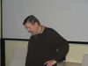 P. Kuchař začíná přednášku o&nbsp;salesiánské pedagogice.