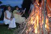 Úžasný táborák s řeckými bohy. Awesome campfire with Greech gods.